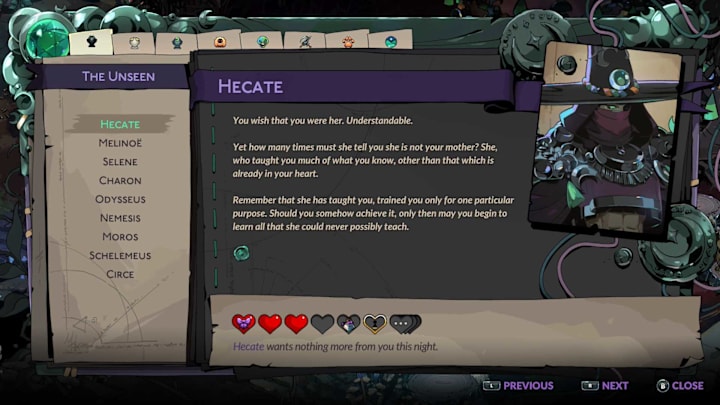 Hecate character summary