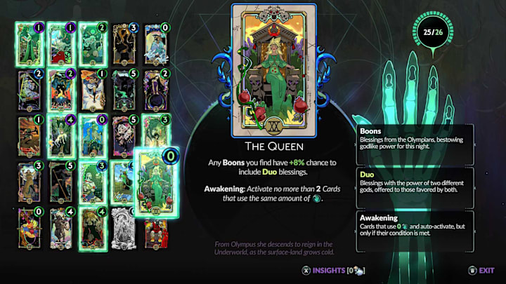 The Queen Tarot Card