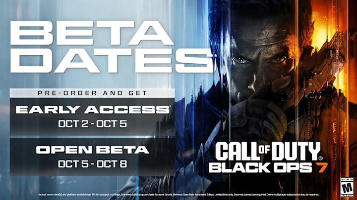Call of Duty: Black Ops 7 beta dates