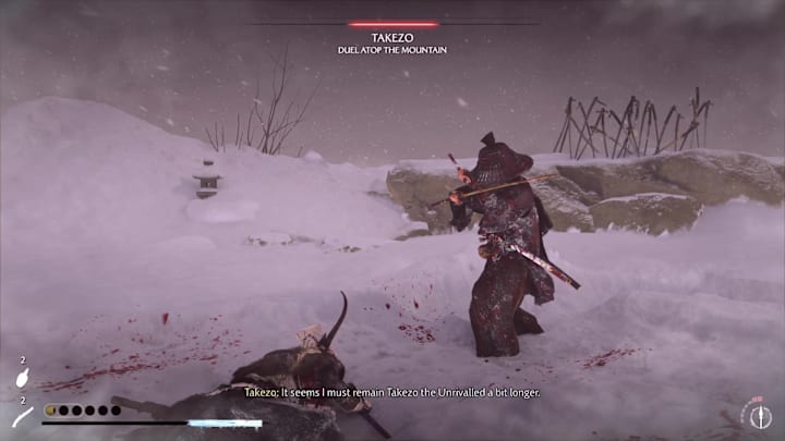 Takezo, Duel Atop the Mountain, Ghost of Yotei