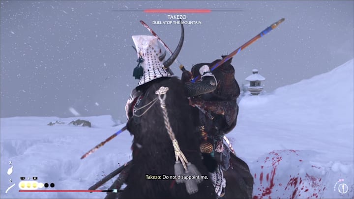 After these standoffs, a blizzard kicks up and the fight gets tougher.