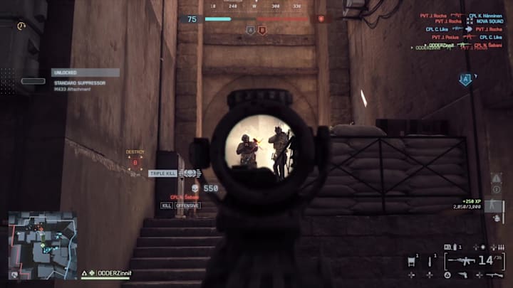Enemy bots in Battlefield 6