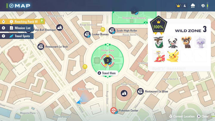 Pokémon Legends: Z-A Map