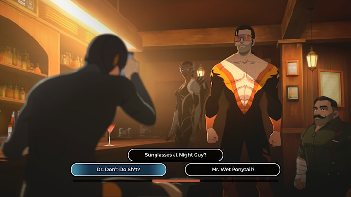 Dispatch scene sees Mecha Man and Flambae argue