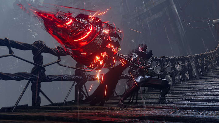 Yakumo's Bloodraven Arts help him overcome enemies.