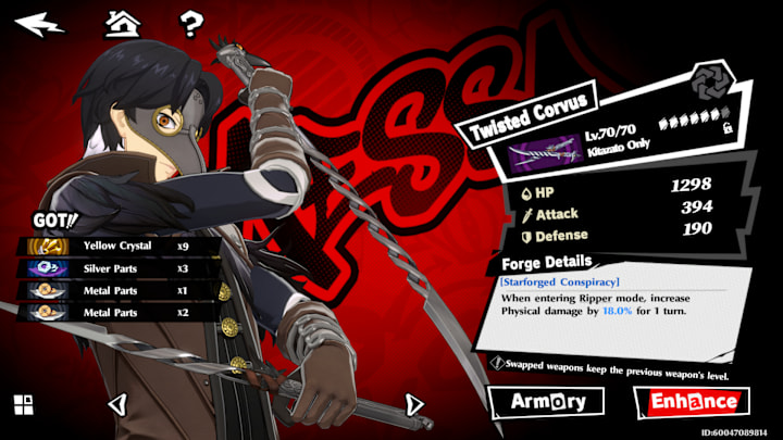 Messa holding dual swords.