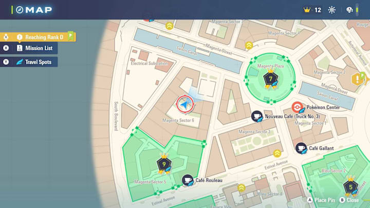 Magenta Sector Berry Shops, Pokémon Legends Z-A