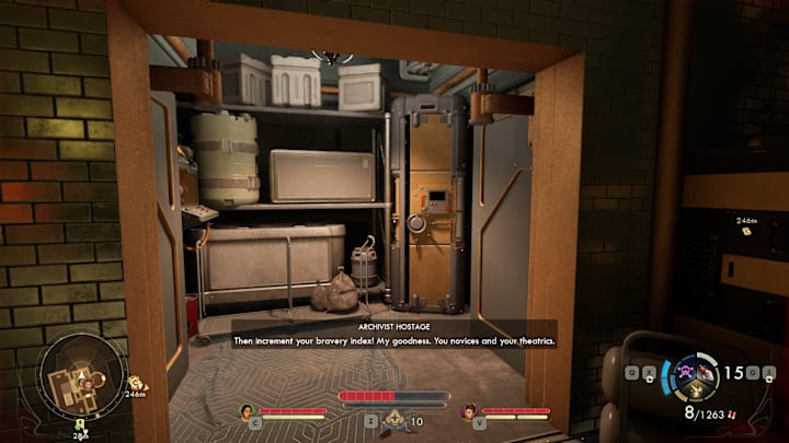 The secret compartment with the rewards for the quest.