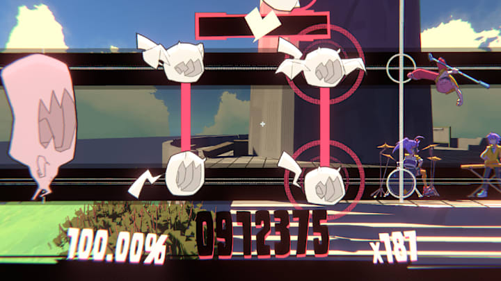 Rhythm action gameplay