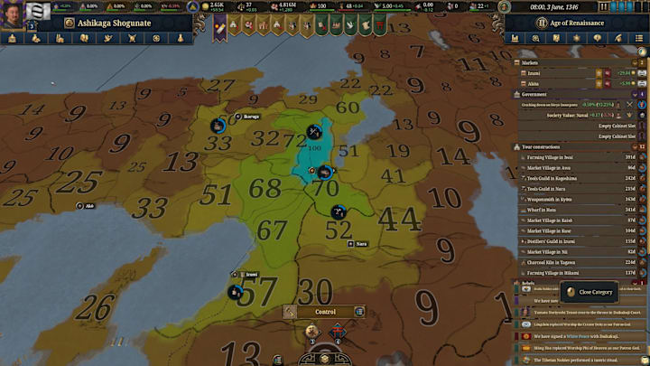 EU5 control map mode.