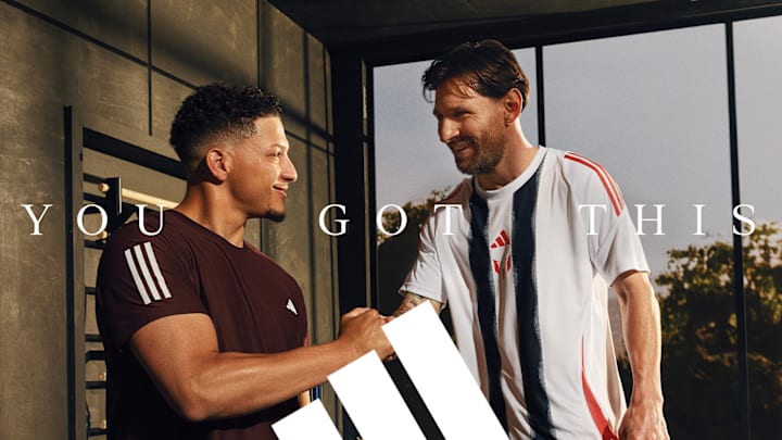 Patrick Mahomes and Lionel Messi star in adidas' latest 'You Got This' campaign film. Patrick Mahomes and Lionel Messi star in adidas' latest 'You Got This' campaign film.