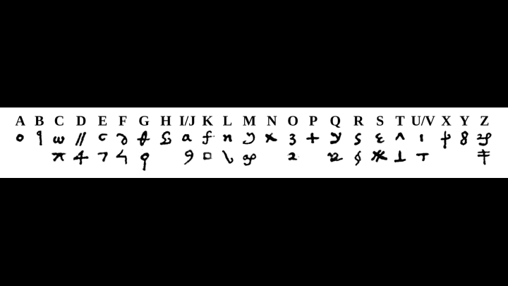 mary queen of scots decrypted alphabet cipher