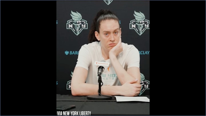 Breanna Stewart was not at all happy with the Liberty’s effort on Saturday night. Breanna Stewart was not at all happy with the Liberty’s effort on Saturday night.