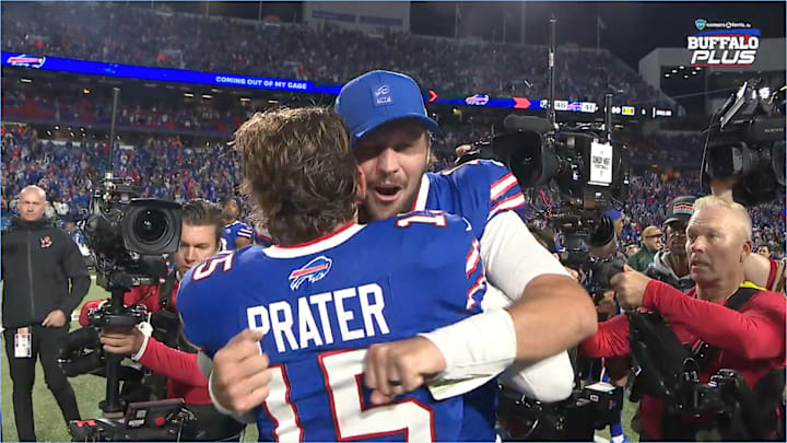 Josh Allen, Matt Prater and the Buffalo Bills pulled off a comeback to remember on Sunday night against the Ravens.