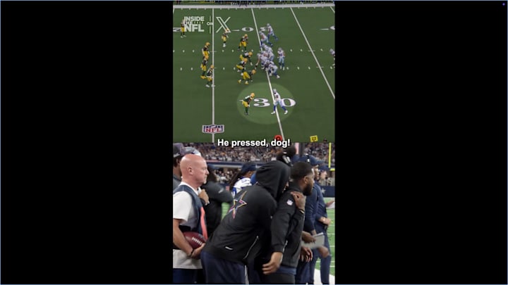 CeeDee Lamb knew George Pickens was about to do something special.