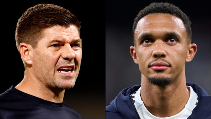 Steven Gerrard (left) is “gutted” that Trent Alexander-Arnold (right) left Liverpool. Steven Gerrard (left) is “gutted” that Trent Alexander-Arnold (right) left Liverpool.