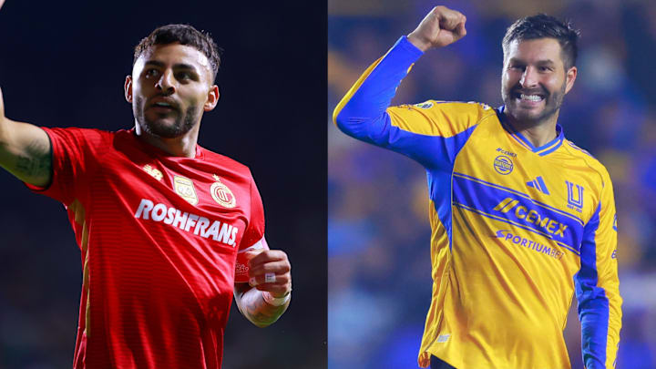 Alexis Vega (left) could return from injury for Toluca as they spoil what could be the last game of Tigres legend André-Pierre Gignac. Alexis Vega (left) could return from injury for Toluca as they spoil what could be the last game of Tigres legend André-Pierre Gignac.