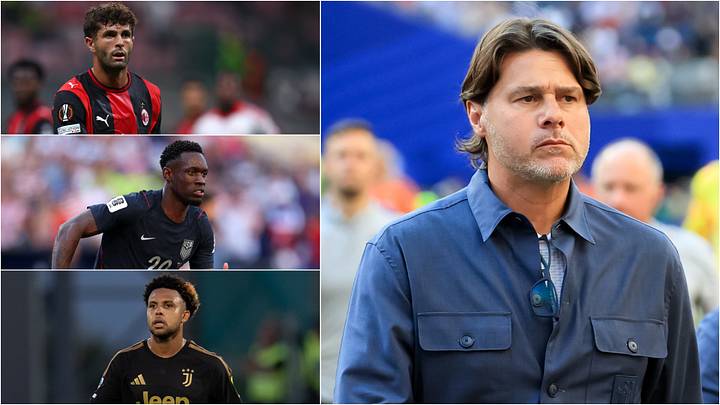 Christian Pulisic (top), Folarin Balogun (middle) and Weston McKennie (bottom) were left off Mauricio Pochettino’s (right) fall USMNT roster. Christian Pulisic (top), Folarin Balogun (middle) and Weston McKennie (bottom) were left off Mauricio Pochettino’s (right) fall USMNT roster.