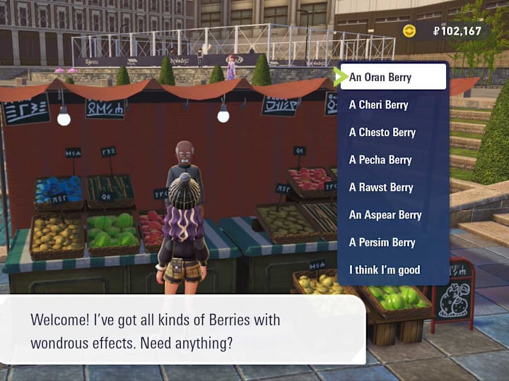 Berry Shop in Pokémon Legends Z-A