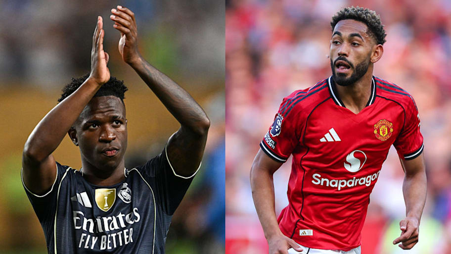 Vinícius Júnior (left) and Matheus Cunha both represent the Brazil national team. | Stephen Nadler/ISI Photos/ISI Photos via Getty Images, Robbie Jay Barratt - AMA/Getty Images