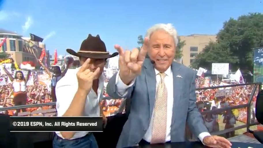 Lee Corso has authored many legendary moments before college football kickoffs on Saturday. | ESPN College Football / YouTube