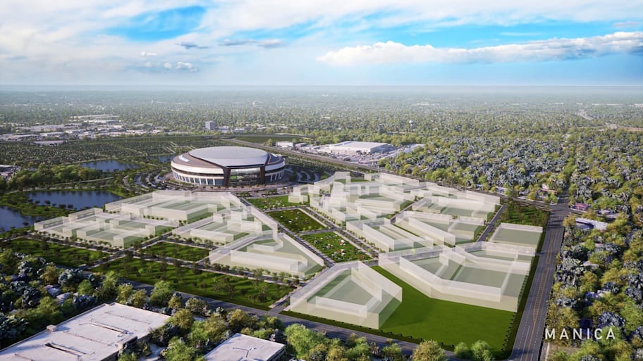 Chicago Bears new stadium in Arlington Heights, Ill.