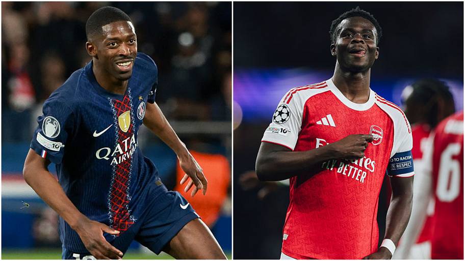 Ousmane Dembélé, Bukayo Saka