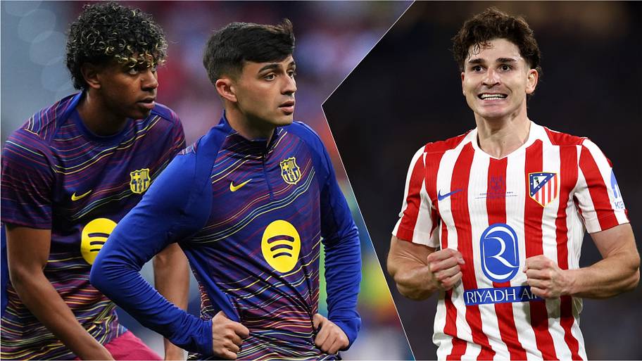 Lamine Yamal, Pedri, Julián Alvarez