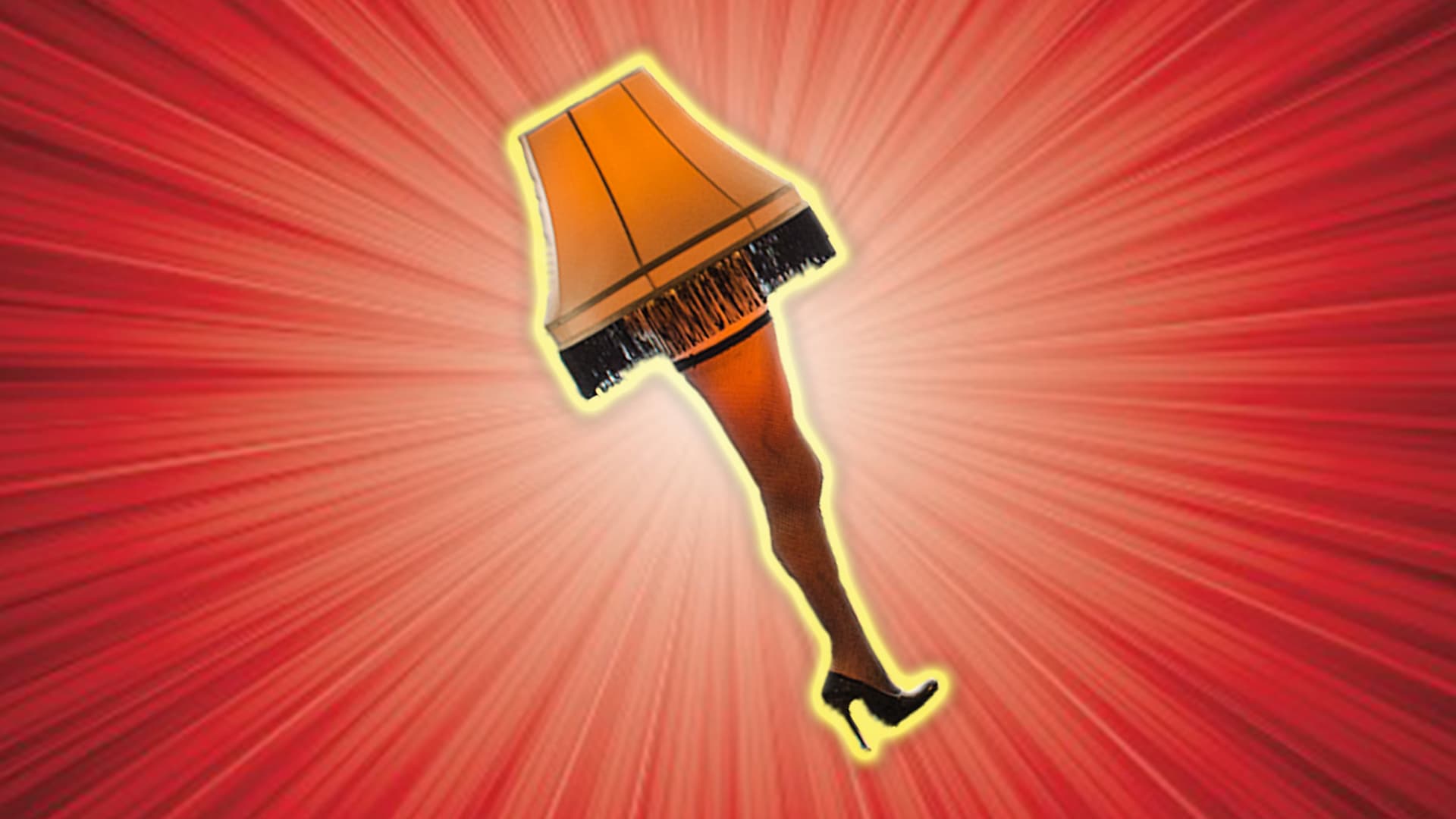 Nehi soda leg lamp top