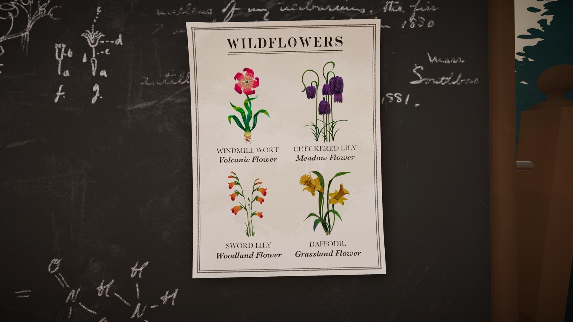 Botany Manor screenshot of a clue found in the mansion.