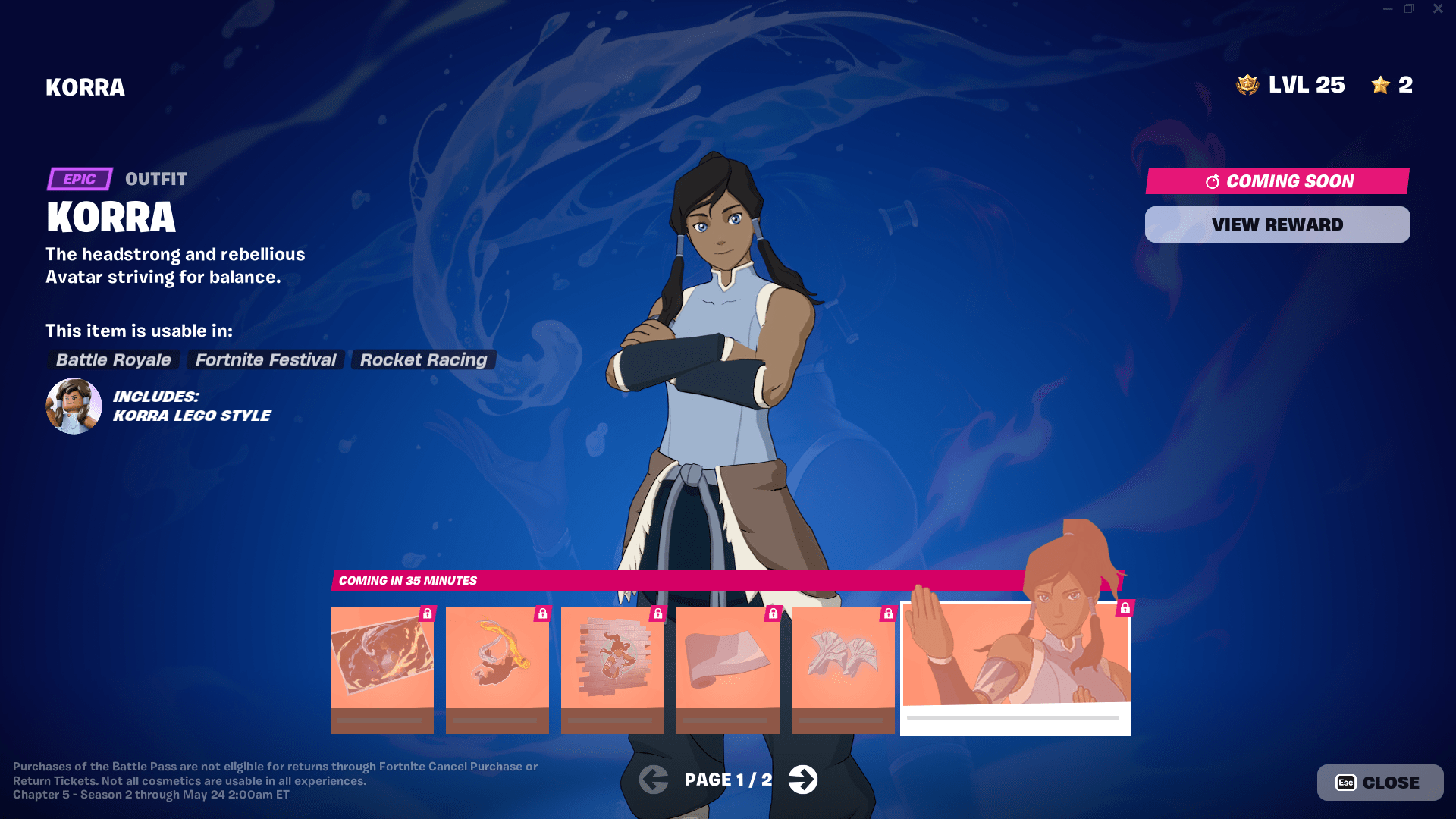 Fortnite Korra skin