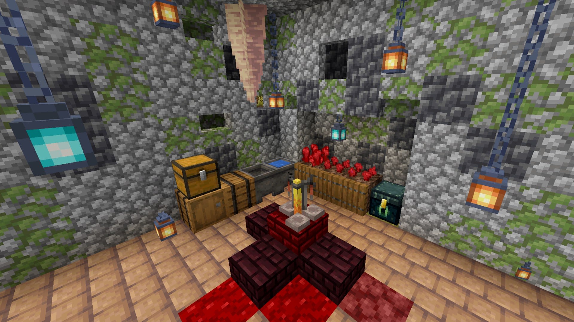 Minecraft potion brewing station