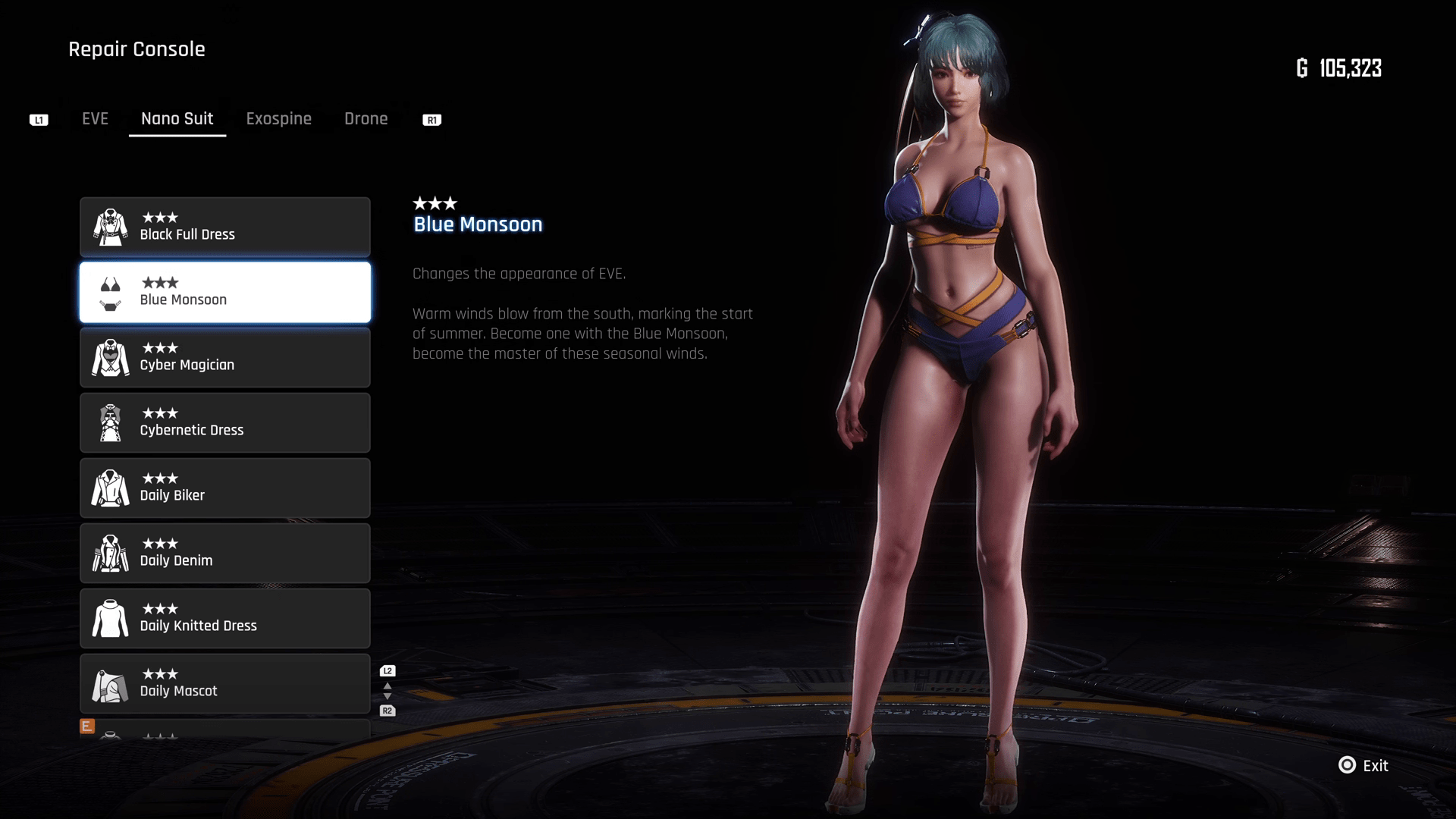 Stellar Blade Eve outfits (5).png