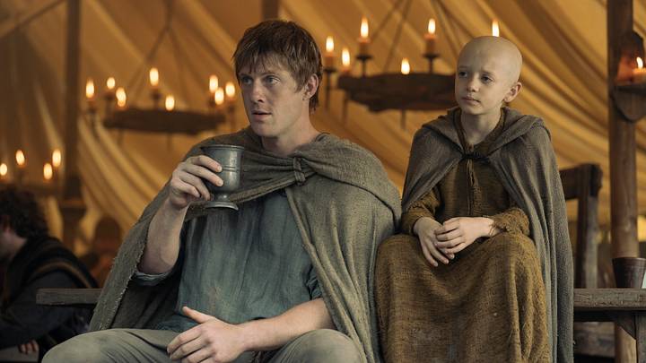 Peter Claffey and Dexter Sol Ansell in A Knight of the Seven Kingdoms