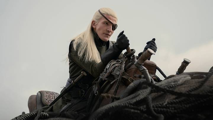 Ewan Mitchell (Aemond Targaryen) in House of the Dragon season 2