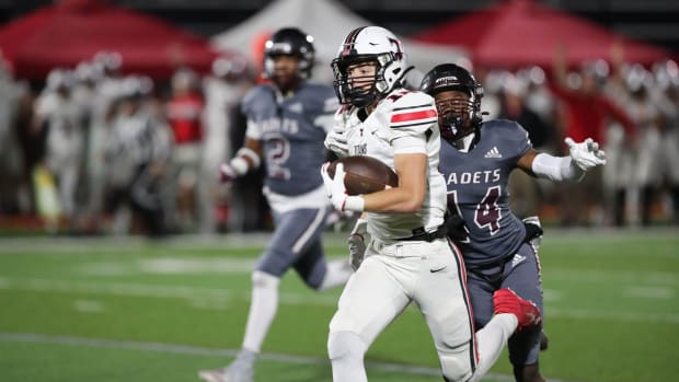 North Oconee receiver Landon Roldan.