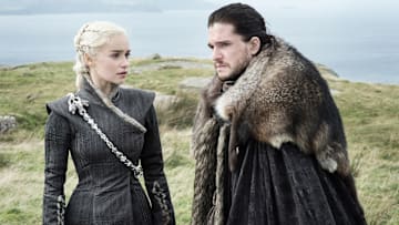Daenerys Targaryen and Jon Snow in Game of Thrones
