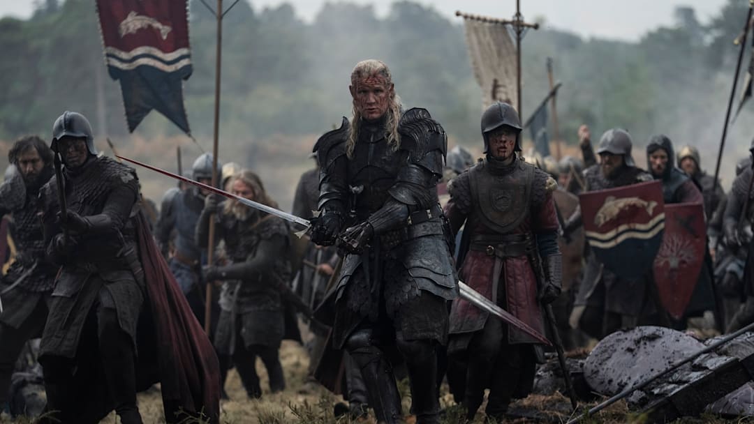 Matt Smith as Daemon Targaryen in House of the Dragon season 3. Matt Smith as Daemon Targaryen in House of the Dragon season 3.