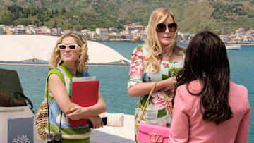 Jennifer Coolidge and Haley Lu Richardson in The White Lotus season 2 on HBO
