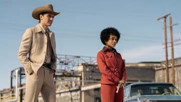 Asivak Koostachin and Rachel Hilson in Duster on Max