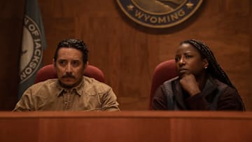 Tommy (Gabriel Luna) and Maria (Rutina Wesley) in The Last of Us season 2. Courtesy of Liane Hentscher/HBO.