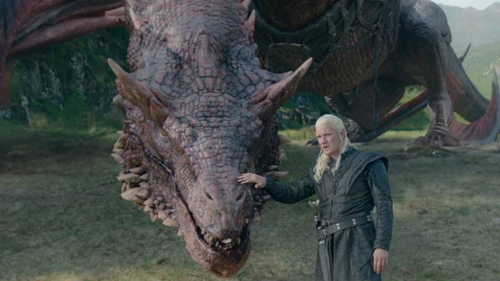 Matt Smith as Daemon Targaryen in House of the Dragon season 3 episode 7. Photograph by Theo Whiteman/HBO.