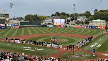 The SeaWolves beat Somerset 9-5 in Game 1 of the Eastern League Championship Series