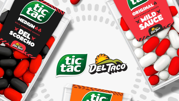 Tic Tac Teams Up With Del Taco to Launch Hot Sauce Flavored Mints. Image Credit to Tic Tac. 