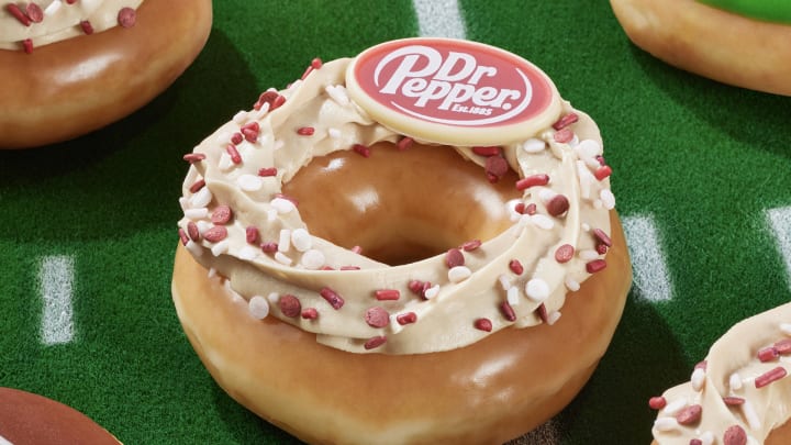 Krispy Kreme Dr Pepper doughnut