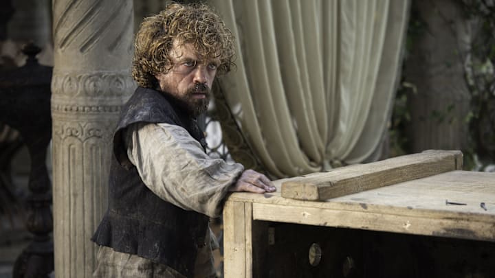 Peter Dinklage (Tyrion Lannister) in Game of Thrones season 5 Episode 1, "The Wars to Come"