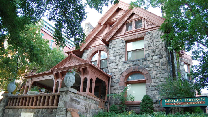 Front of the the Molly Brown House in Denver, Colorado. 