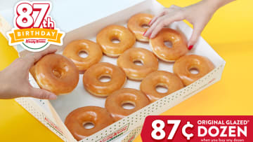 Krispy Kreme 87th birthday deal