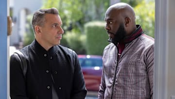 Sebastian Maniscalco and Omar J. Dorsey in Bookie on Max