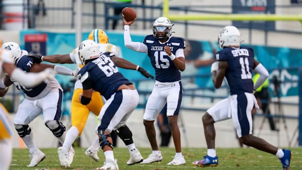 Jackson State quarterback JaCobian Morgan